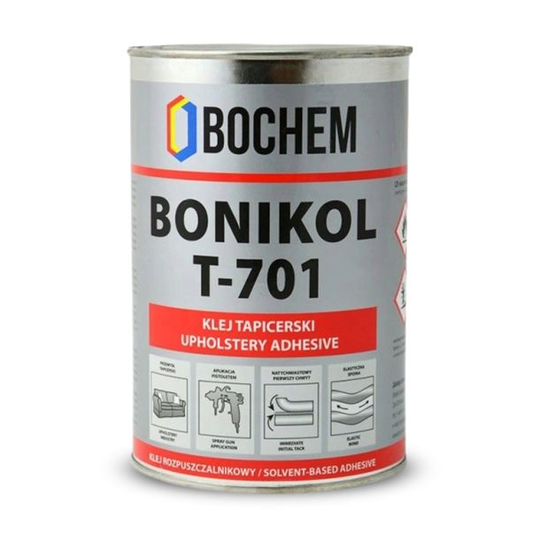 Klej Tapicerski BONIKOL T-701 0,7kg Do Pianek Wat Drewna Płyt Tkanin Mocny