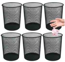 kosz-na-smieci-q-connect-metalowy-biurowy-siatka-duzy-19l-czarny-6-sztuk