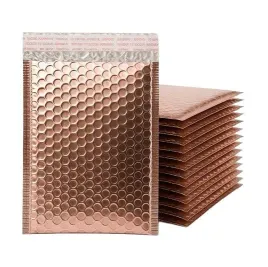 koperta-babelkowa-metaliczna-165x165mm-rozowe-zloto-ozdobne-100-sztuk