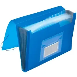 teczka-harmonijkowa-z-gumka-z-przegrodkami-biurowa-a4-q-connect-niebieska