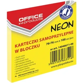 bloczek-karteczki-samoprzylepne-office-products-76x76mm-100k-neon-zolty