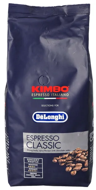 Kawa ziarnista De'Longhi Kimbo Espresso Classic Arabica i Robusta, 1 kg