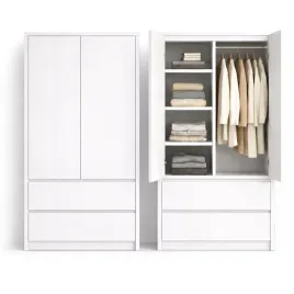 duza-szafa-biala-180-cm-dwudrzwiowa-z-2-szufladami-nowoczesna-garderoba