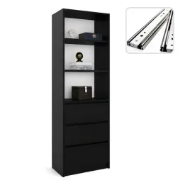 regal-czarny-duzy-180cm-3-szuflady-polki-na-ksiazki-do-salonu