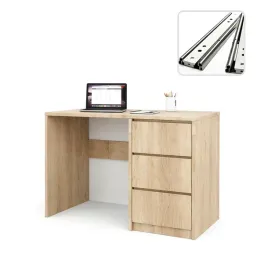 biurko-z-3-szufladami-dab-sonoma-96x75x50cm-komputerowe-prawe