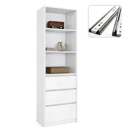 regal-bialy-duzy-180cm-3-szuflady-polki-na-ksiazki-do-salonu