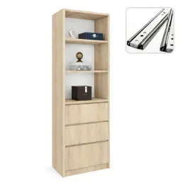 regal-dab-sonoma-duzy-180cm-3-szuflady-polki-na-ksiazki-do-salonu