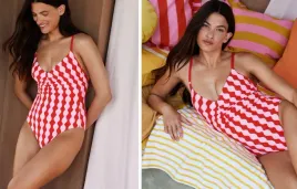 eleanor-bowmer-pink-red-wave-plunge-tummy-control-swimsuit-38