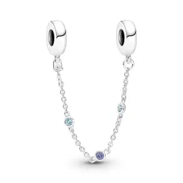 lancuszek-zabezpieczajacy-pandora-z-niebieskim-kamieniem-791688c01-50-mm