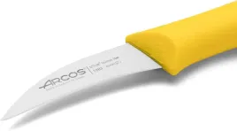 noz-do-obierania-zakrzywiony-6-cm-stal-nierdzewna-zolty-arcos-seria-nova