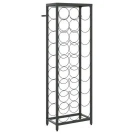 stojak-na-27-butelek-wina-kute-zelazo-czarny-34x18x100-cm