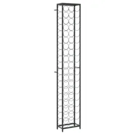 stojak-na-57-butelek-wina-kute-zelazo-czarny-34x18x200-cm