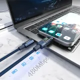 pd60w-usb-c-to-usb-c-digital-display-1-2m-nylon-cable-blue-stan-nowy-marka-choetech