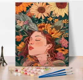zestaw-do-malowania-po-numerach-dziewczyna-w-fantazji-kwiatowej-40-x-50-cm