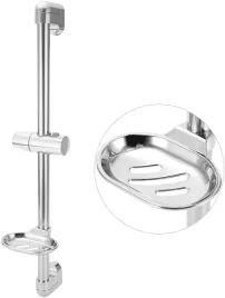 drazek-prysznicowy-z-mydelniczka-uchwyt-srebrny