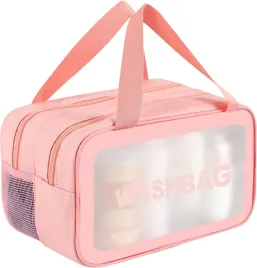 kosmetyczka-podrozna-wodoodporna-duza-pojemnosc-rozowa-dwie-kieszenie