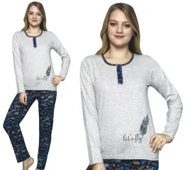 pizama-damska-100percent-bawelna-roz-xl