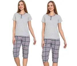 pizama-damska-bawelniana-3-4-spodnie-krotkim-rekawem-la-penna-rozmiar-xl