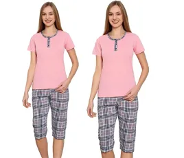 pizama-damska-bawelniana-3-4-spodnie-krotkim-rekawem-la-penna-rozmiar-2xl