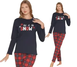 pizama-damska-dlugi-rekaw-swiateczna-bawelniana-bawelna-snow-rozmiar-2xl