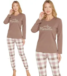 pizama-damska-bawelniana-dlugi-rekaw-bawelniana-xl