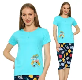 pizama-damska-bawelniana-3-4-spodnie-krotkim-rekawem-la-penna-rozmiar-m