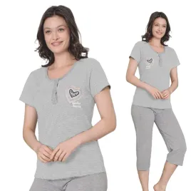 pizama-damska-bawelniana-3-4-spodnie-krotkim-rekawem-sevgi-roz-m