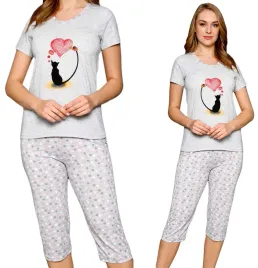 pizama-damska-3-4-bawelna-100percent-l