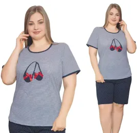 pizama-damska-bawelniana-krotkimi-spodenkami-krotkim-rekawem-dove-roz-3xl