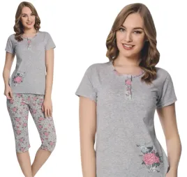 pizama-damska-bawelniana-3-4-spodnie-krotkim-rekawem-la-penna-rozmiar-l
