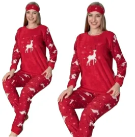 pizama-damska-swiateczna-polarowa-ciepla-dwuczesciowa-czerwony-wellsoft-xl