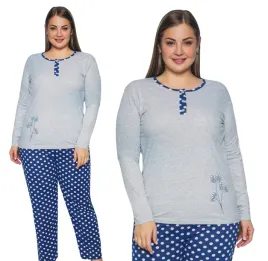 duze-rozmiary-pizama-damska-dlugie-spodnie-roz-xl