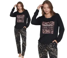 pizama-damska-bawelniana-dlugi-rekaw-bawelniana-xl