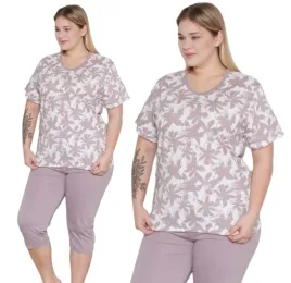 pizama-damska-bawelniana-3-4-spodnie-krotkim-rekawem-morella-rozmiar-4xl