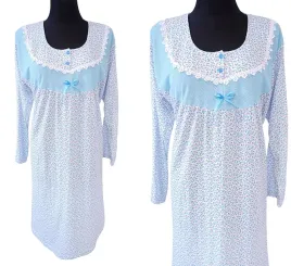 koszula-nocna-damska-z-dlugim-rekawem-sentina-bawelniana-ocieplana-2xl