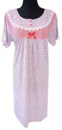 koszula-nocna-damska-z-krotkim-rekawem-sentina-bawelniana-z-haftem-koronka