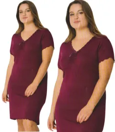 koszula-nocna-damska-na-krotki-rekaw-nebula-plus-size-3xl