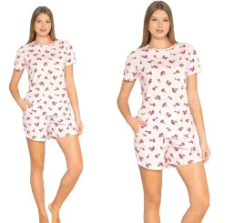 pizama-damska-bawelniana-krotki-rekaw-krotkie-spodenki-szorty-l