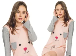 koszula-nocna-dlugi-rekaw-mila-w-dotyku-piesek