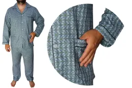 pizama-meska-flanelowa-rozpinana-bawelna-flanela