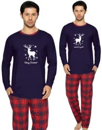 pizama-meska-dlugi-rekaw-swiateczna-bawelniana-bawelna-renifer-rozmiar-2xl