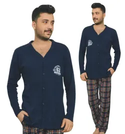 pizama-meska-bawelniana-dekolt-rozpinana-na-guziki-kieszenie-2xl