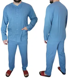 pizama-meska-bawelniana-dlugi-rekaw-rozpinana-polska-produkcja-5xl