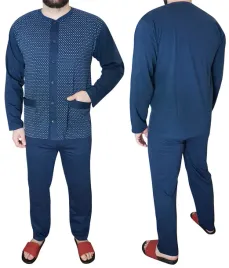 pizama-meska-bawelniana-dlugi-rekaw-rozpinana-polska-produkcja-3xl