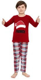 pizama-dziecieca-swiateczna-bawelniana-prince-110-116