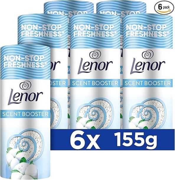 LENOR COOL COTTON PEREŁKI zapachowe do prania KWIAT BAWEŁNY 6 x 155g UK