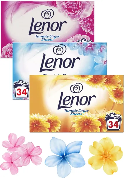 LENOR MIX APRIL SUMMER BLOSSOM CHUSTECZKI ZAPACHOWE DO SUSZARKI 102sz UK DE
