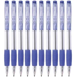 dlugopis-automatyczny-07mm-niebieski-gumowy-uchwyt-office-products-10szt