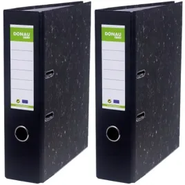 segregator-a4-80mm-donau-eco-mechanizm-dzwigniowy-grzbiet-czarny-2-szt