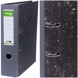 segregator-a4-80mm-donau-eco-mechanizm-dzwigniowy-grzbiet-szary
